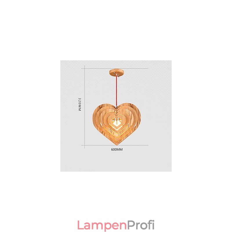 Kronleuchter Mini Stil Laterne Holz Bambus