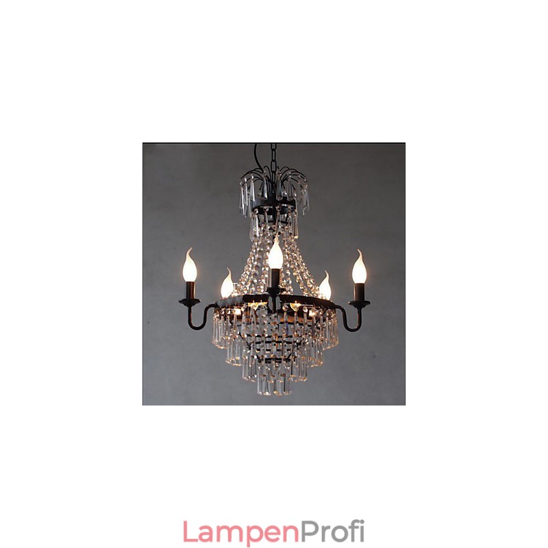 Amerikanische Country Retro Kerze Kristall Lampe