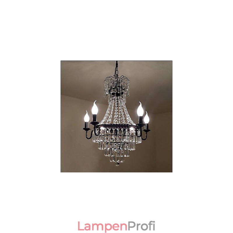 Amerikanische Country Retro Kerze Kristall Lampe