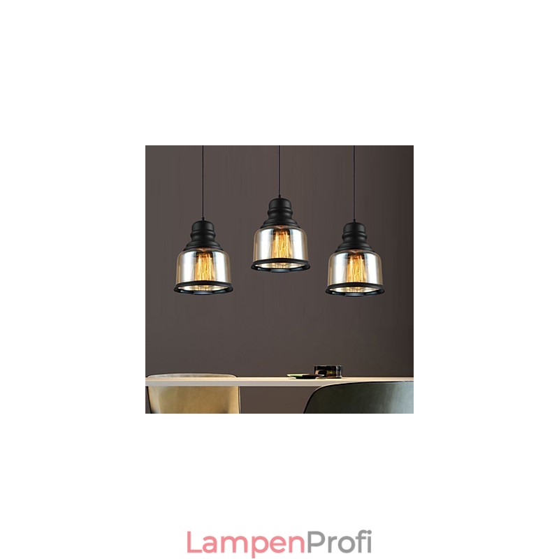 Retro Beleuchtung Loft Lichter Glas Pendelleuchte