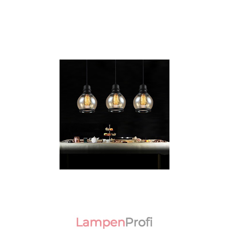 Retro Beleuchtung Loft Lichter Glas Pendelleuchte