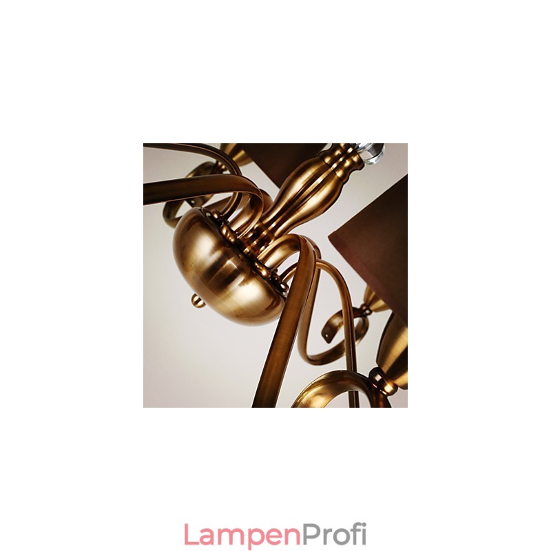 Rustikaler Kronleuchter im Vintage-Mini-Stil aus galvanisiertem Metall der Lodge