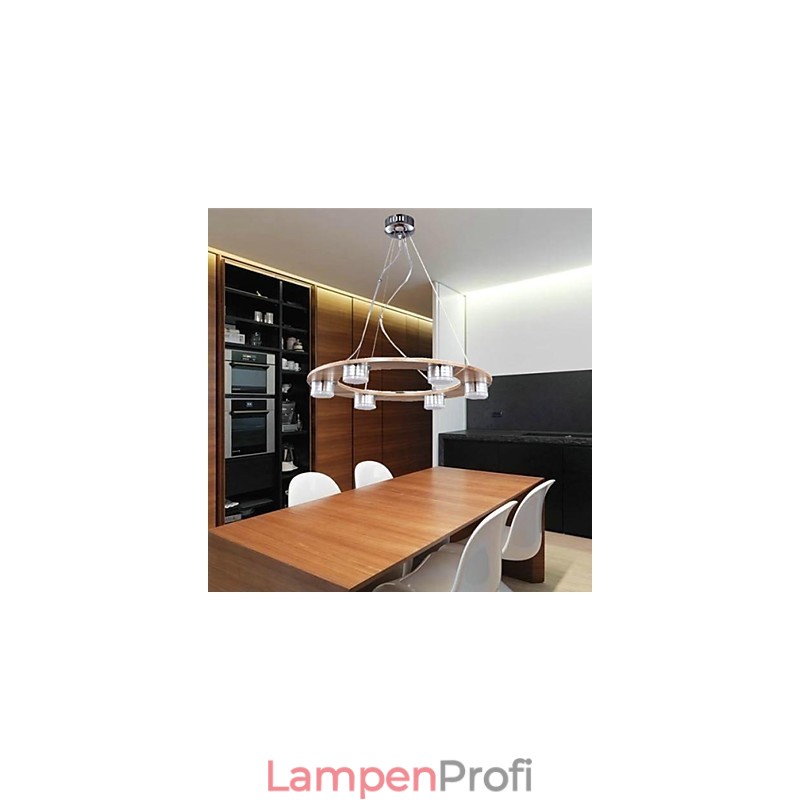 Pendelleuchten Modern Zeitgenössisch Holz Bambus