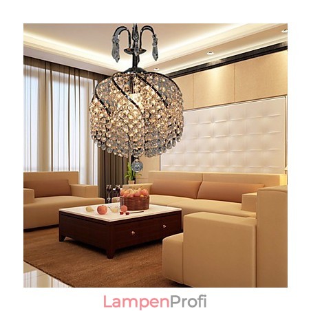 Stilvolle Kristall-Pendelleuchte mit 1 Licht Stilvolle Kristall-Pendelleuchte mit 1 Licht