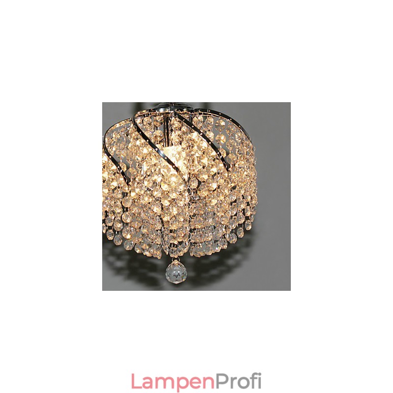 Stilvolle Kristall-Pendelleuchte mit 1 Licht