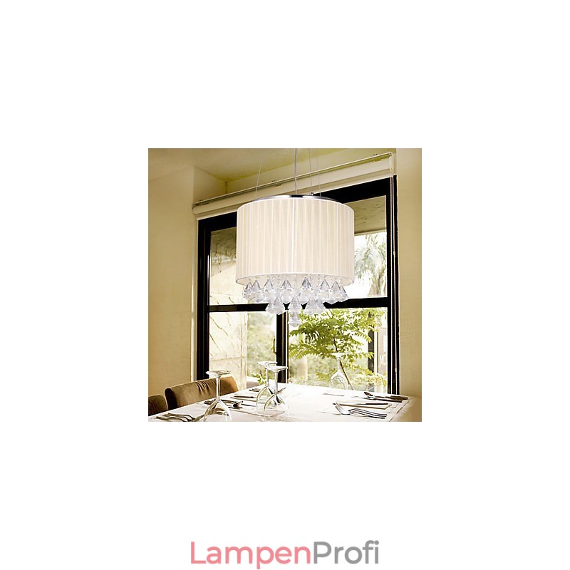 Elegante Kristall-Pendelleuchte mit 4 Lichtern