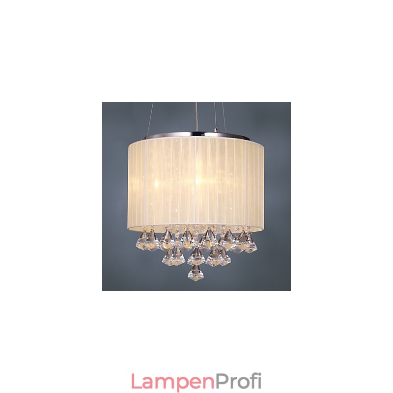 Elegante Kristall-Pendelleuchte mit 4 Lichtern