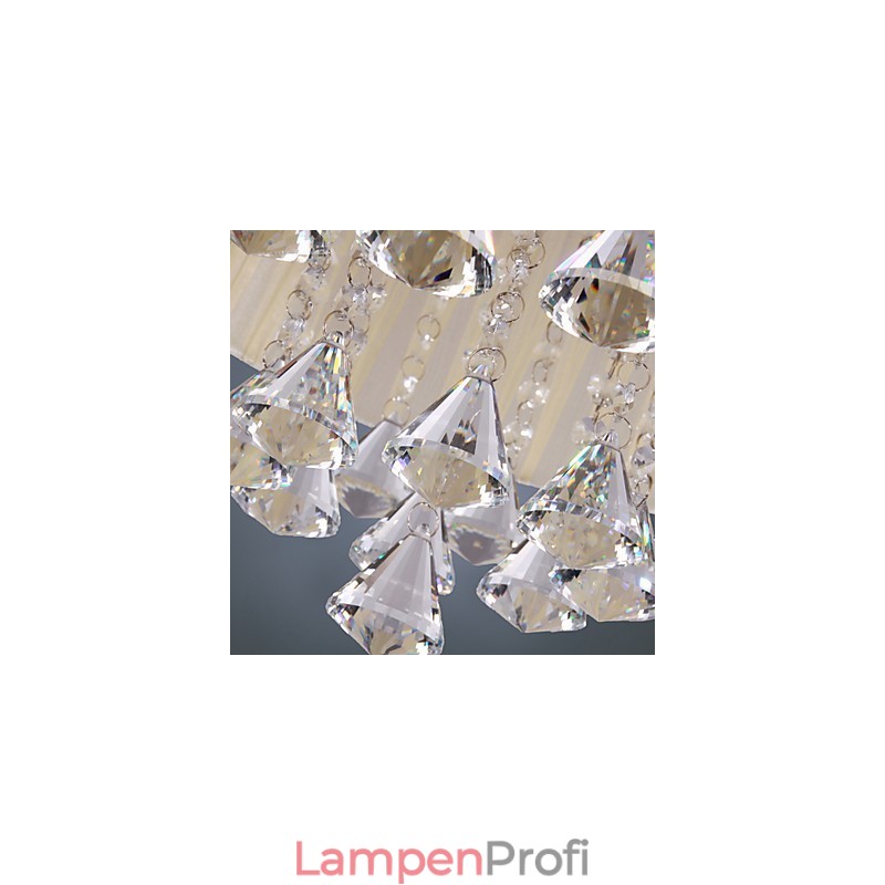 Elegante Kristall-Pendelleuchte mit 4 Lichtern
