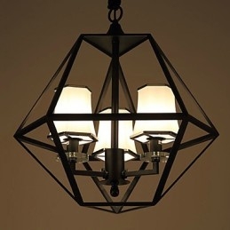 Pendelleuchten 3 Lichter Country Outdoor Metall