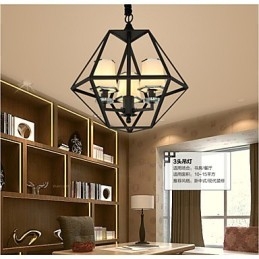 Pendelleuchten 3 Lichter Country Outdoor Metall