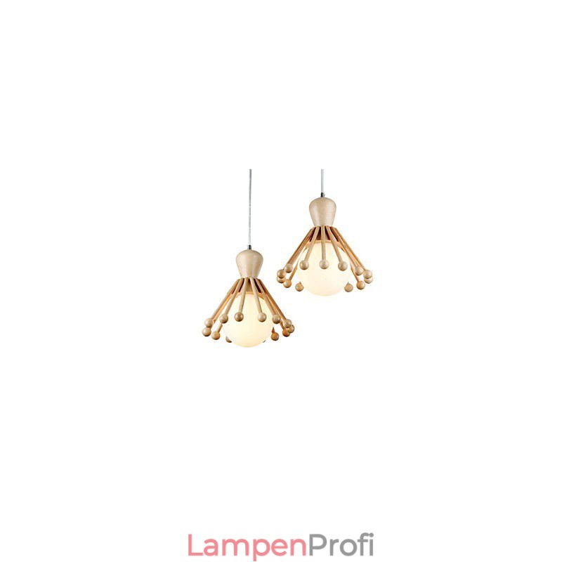 Garten-Holzleuchter Einfacher nordischer Holzleuchter 2