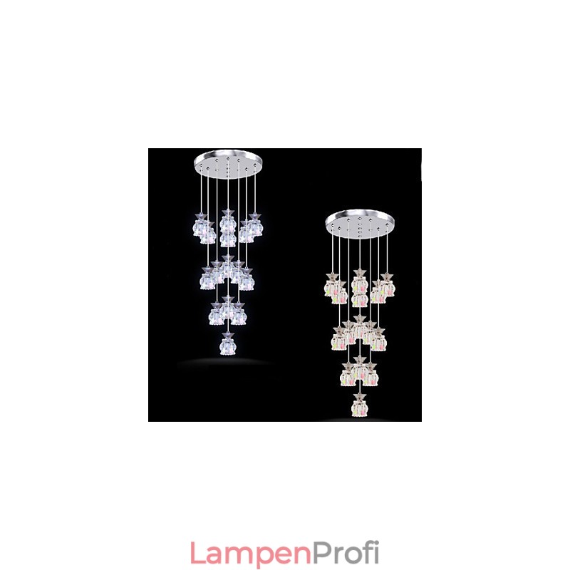 Restaurant 15 Kopf des modernen einfachen Kristall Anhänger Anhänger