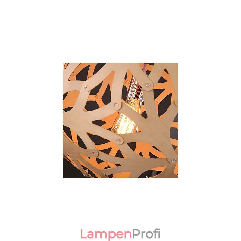 Kronleuchter Mini Stil Laterne Holz Bambus