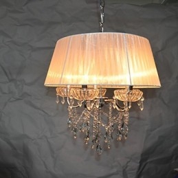 Dainty Chic 5 Lichter Pendelleuchte Muster mit Blüte