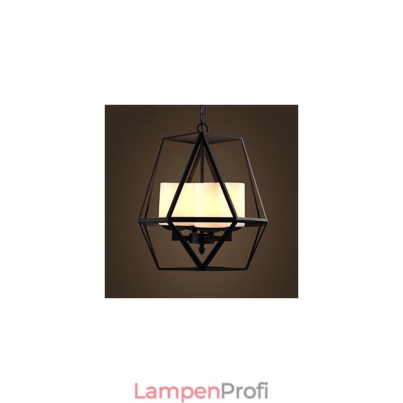 Top level Americange Vintage schwarz Eisen Lampe Moderne Kronleuchter Kronleuchter 4 lichter