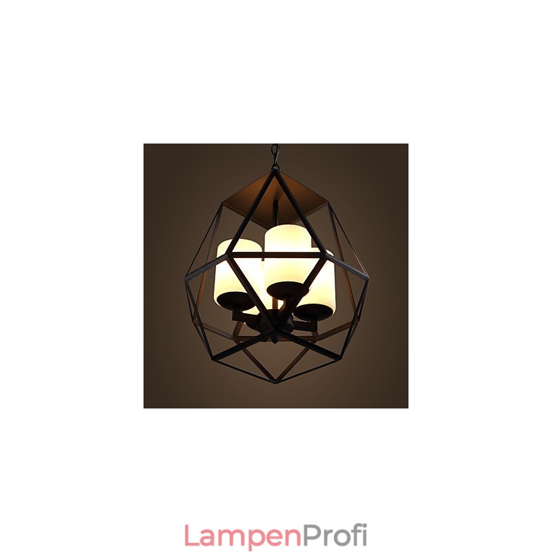 Top level Americange Vintage schwarz Eisen Lampe Moderne Kronleuchter Kronleuchter 4 lichter
