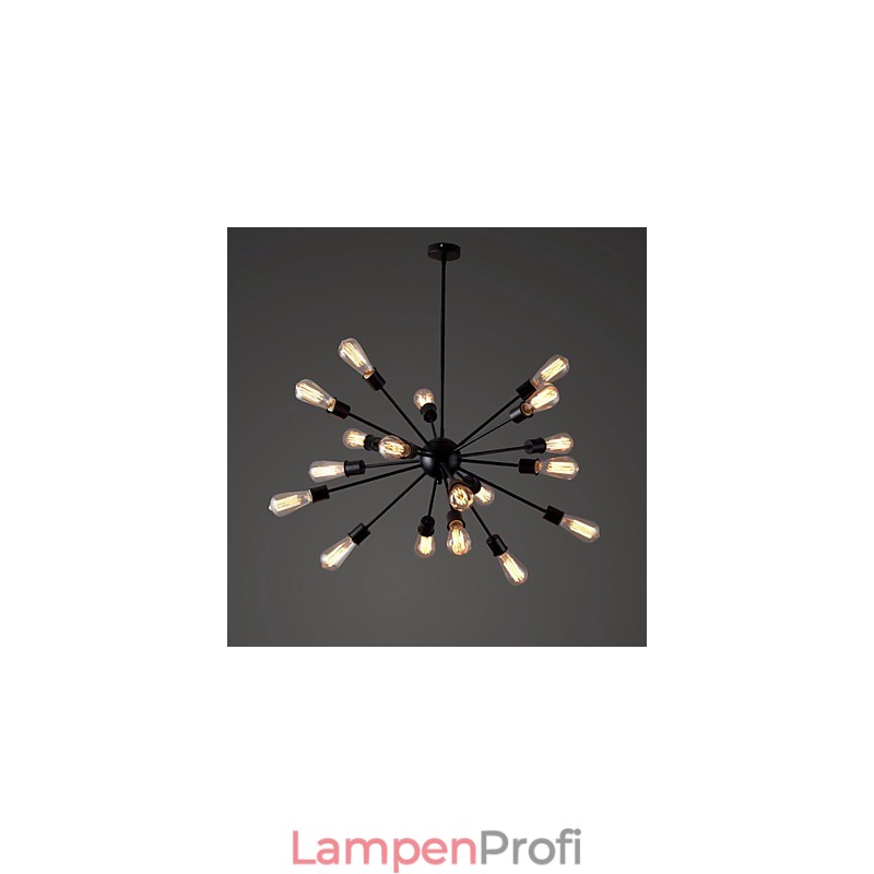 Moderne Pendelleuchte mit 20 Lichtern und radialer Funktion