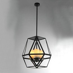 Pendelleuchte aus bemaltem Metall im Landhausstil im Mini-Stil