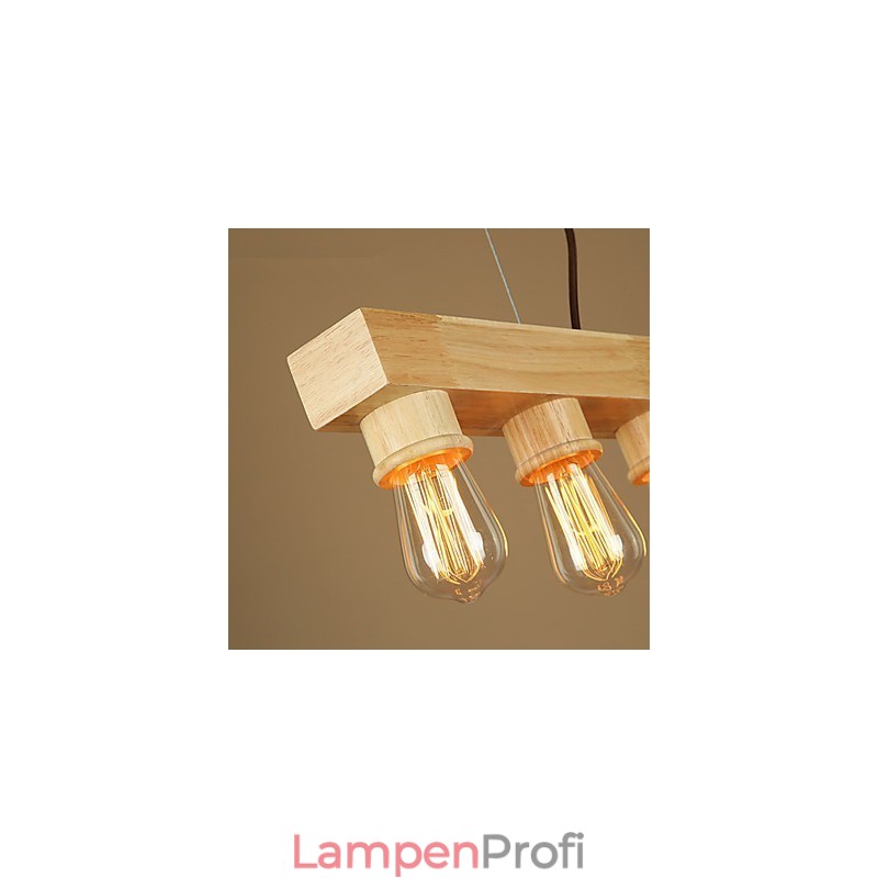 Pendelleuchten Country Holz Bambus