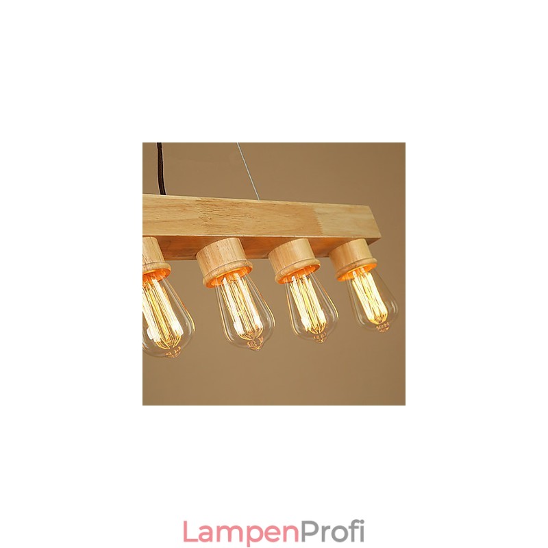 Pendelleuchten Country Holz Bambus