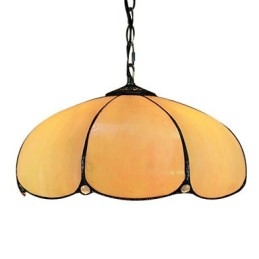 2-flammige Pendelleuchte in Orange