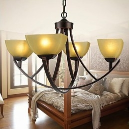 Kronleuchter 4 Lichter Traditionell Klassisch Vintage Metall