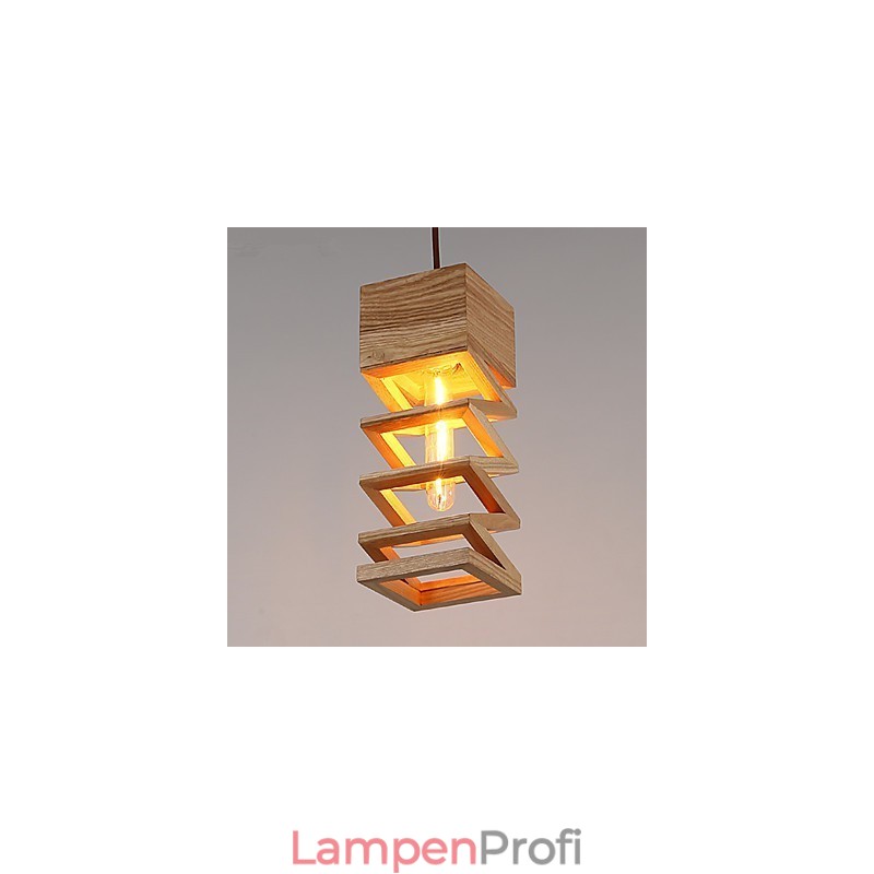 Pendelleuchten Country Holz Bambus