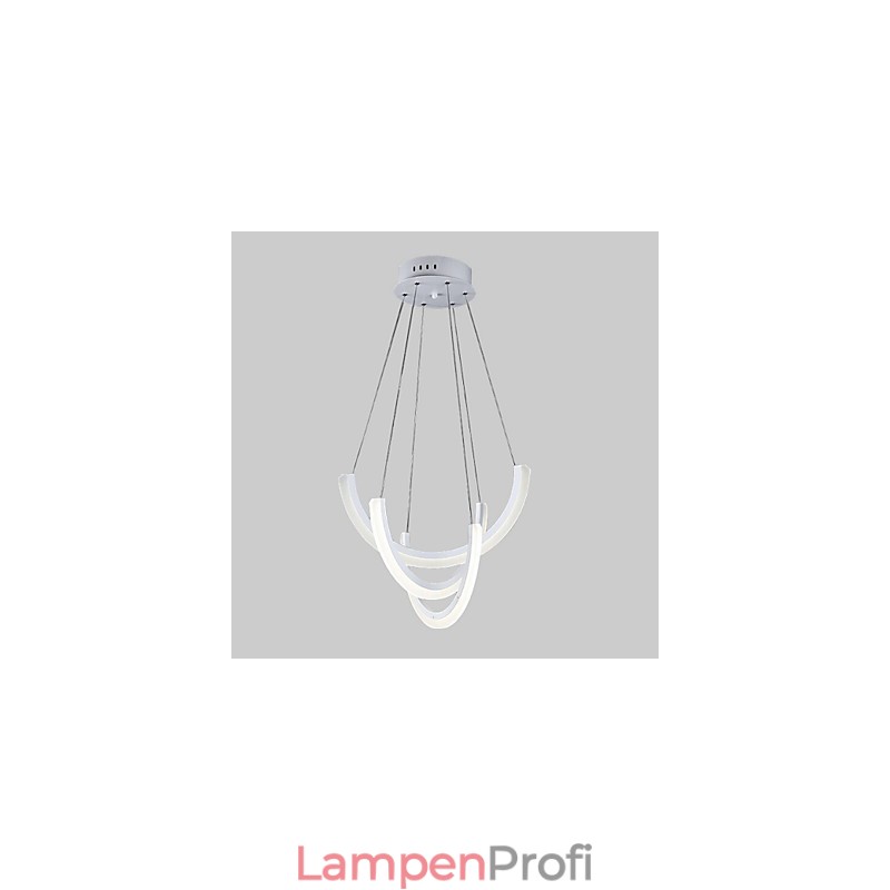 Moderne Pendelleuchte aus Acryl im zeitgenössischen Design