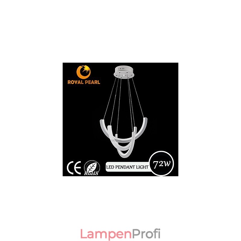 Moderne Pendelleuchte aus Acryl im zeitgenössischen Design