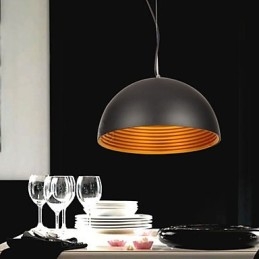 Moderne zeitgenössische Retro-Schüssel Mini-Stil Malerei Pendelleuchte
