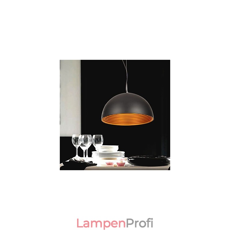 Moderne zeitgenössische Retro-Schüssel Mini-Stil Malerei Pendelleuchte