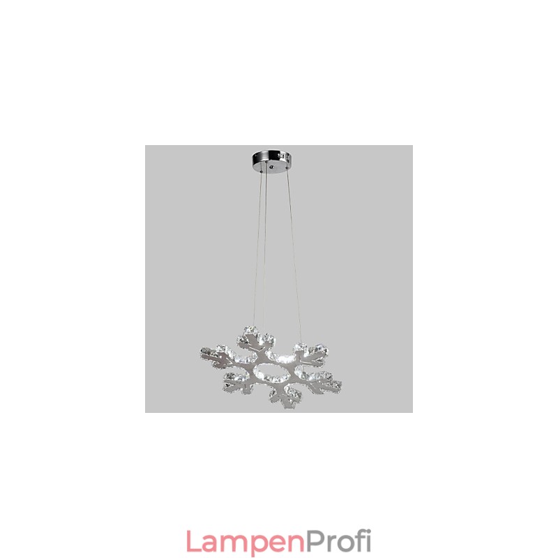 Traditioneller klassischer Kronleuchter aus Chrommetall