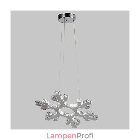 Traditioneller klassischer Kronleuchter aus Chrommetall