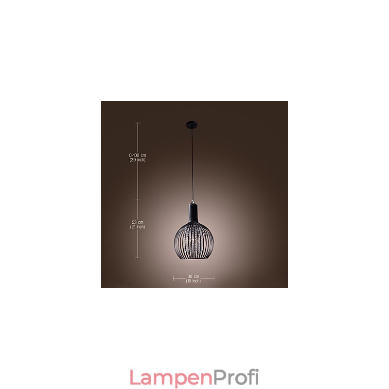 Moderne zeitgenössische Laterne Kristall Mini Stil galvanisierte Pendelleuchte