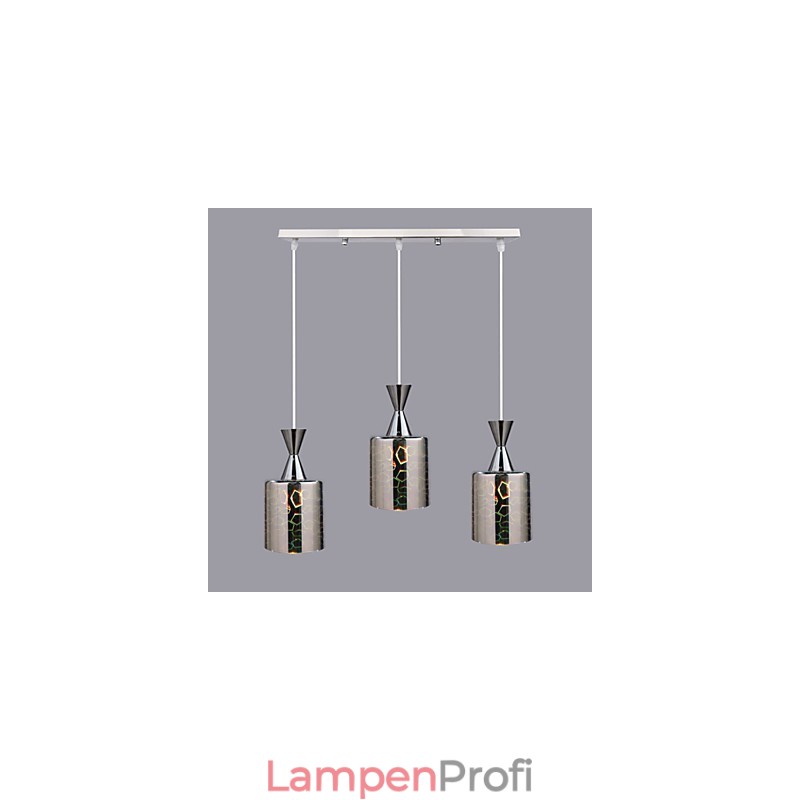 Traum Lasergravur Chrom Lampe 3 Gerade