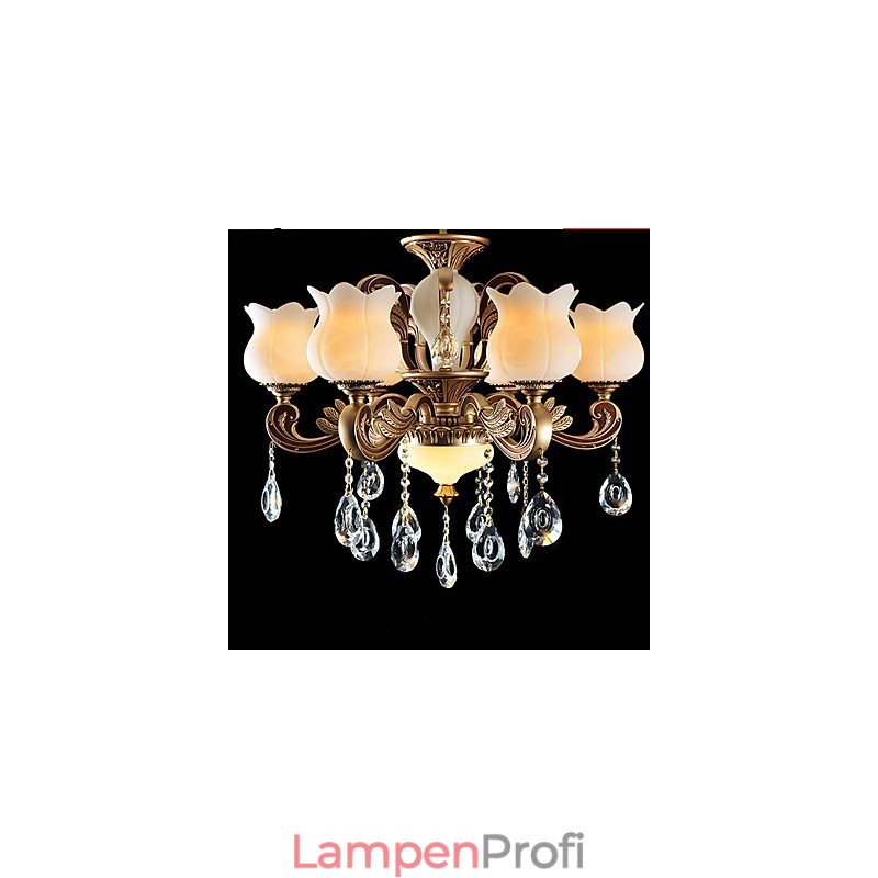 Europäische Kristall-Pendelleuchte und luxuriöse Lampe