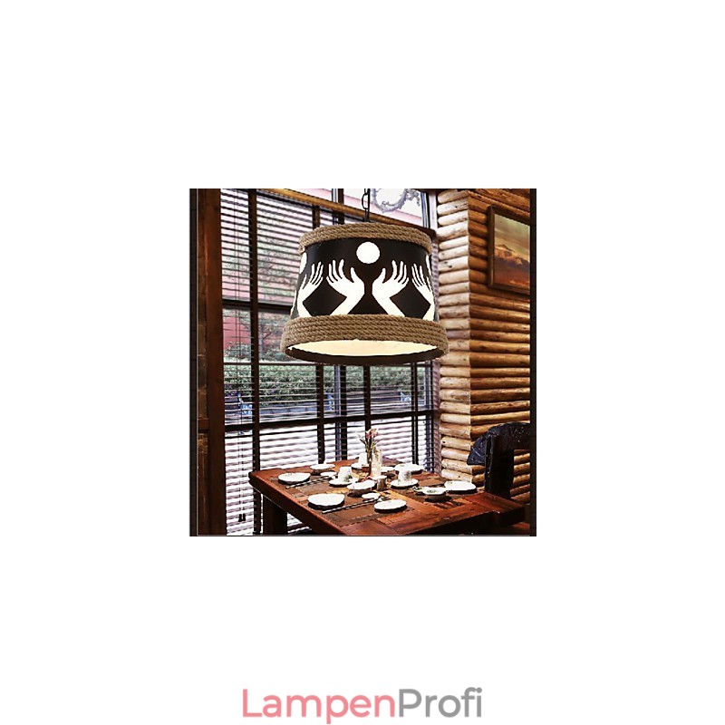 Hanf American Retro Cafe Einfacher Pastoral Kronleuchter
