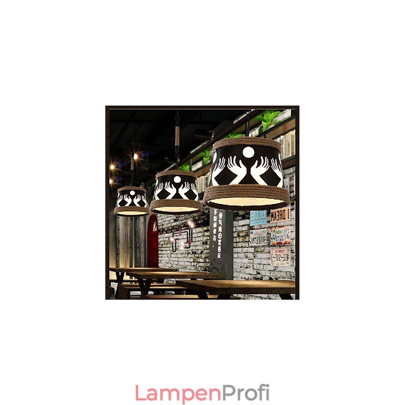 Hanf American Retro Cafe Einfacher Pastoral Kronleuchter