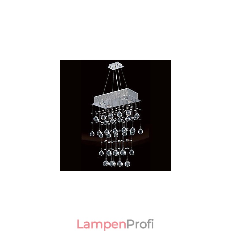 Moderne zeitgenössische Kristall Mini Stil galvanisierte Kronleuchter Unterputz