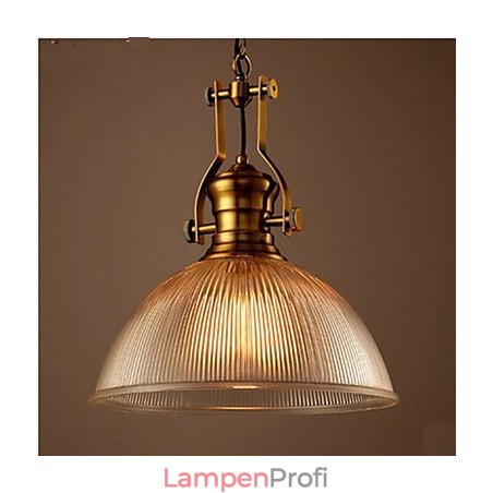 Amerikanischer Retro-Kronleuchter mit einem Kopf aus klarem Glas Amerikanischer Retro-Kronleuchter mit einem Kopf aus klarem Glas