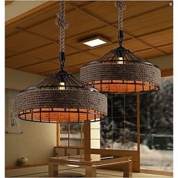2 Licht Land Designer Andere Metall Kronleuchter Pendelleuchte