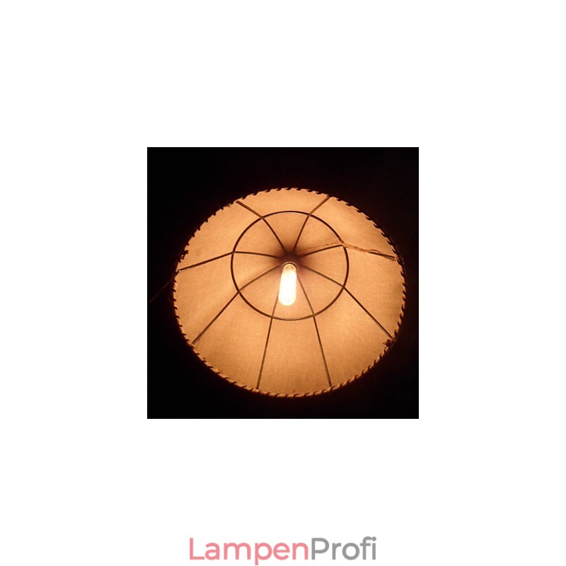Pendelleuchte im nordamerikanischen Retro-Stil mit 1 Licht und Stoffschirm