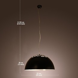 Moderne zeitgenössische Pendelleuchte mit Schalenmalerei