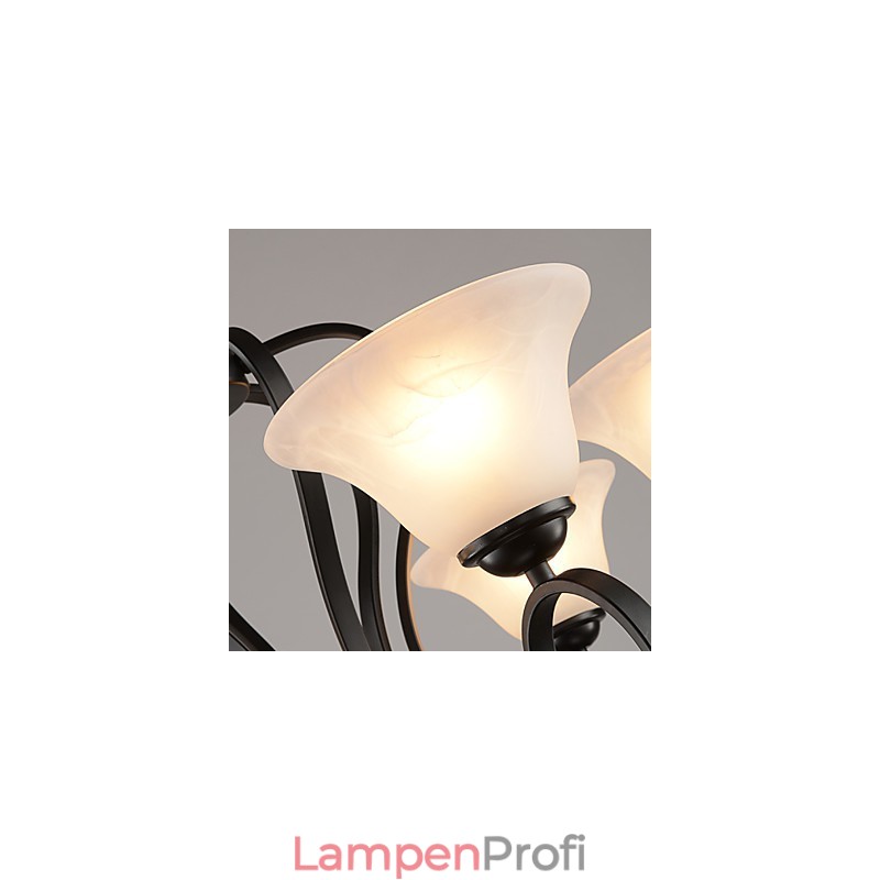 3 Lichter Retro Kronleuchter Country Metall