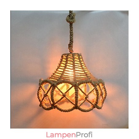 Amerikanischer Landhausstil Kronleuchter aus Eisen im Industriestil Hanf