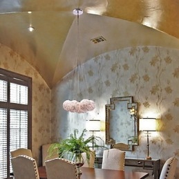 Moderne Pendelleuchte aus Aluminium mit 7 Lichtern