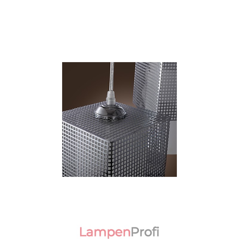 Moderne, zeitgenössische Pendelleuchte im Mini-Stil mit galvanisierter Beschichtung