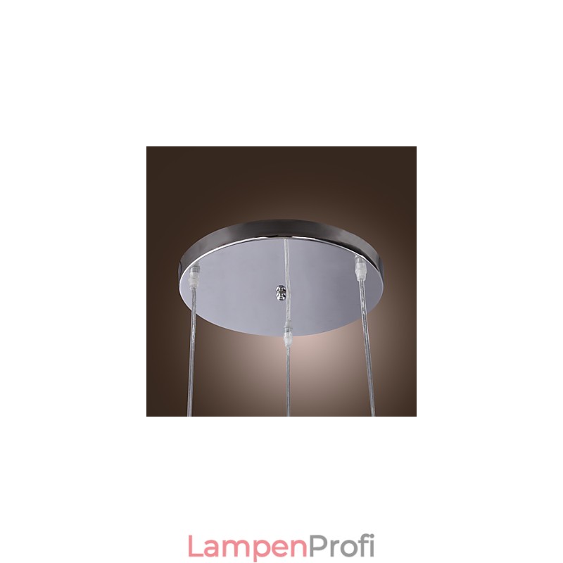 Moderne, zeitgenössische Pendelleuchte im Mini-Stil mit galvanisierter Beschichtung