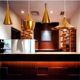Americange Gold 3-Kopf-Aluminium-Tischanhänger