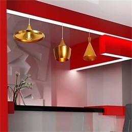 Americange Gold 3-Kopf-Aluminium-Tischanhänger